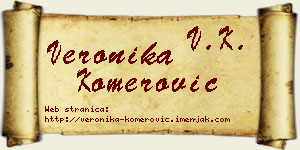 Veronika Komerović vizit kartica